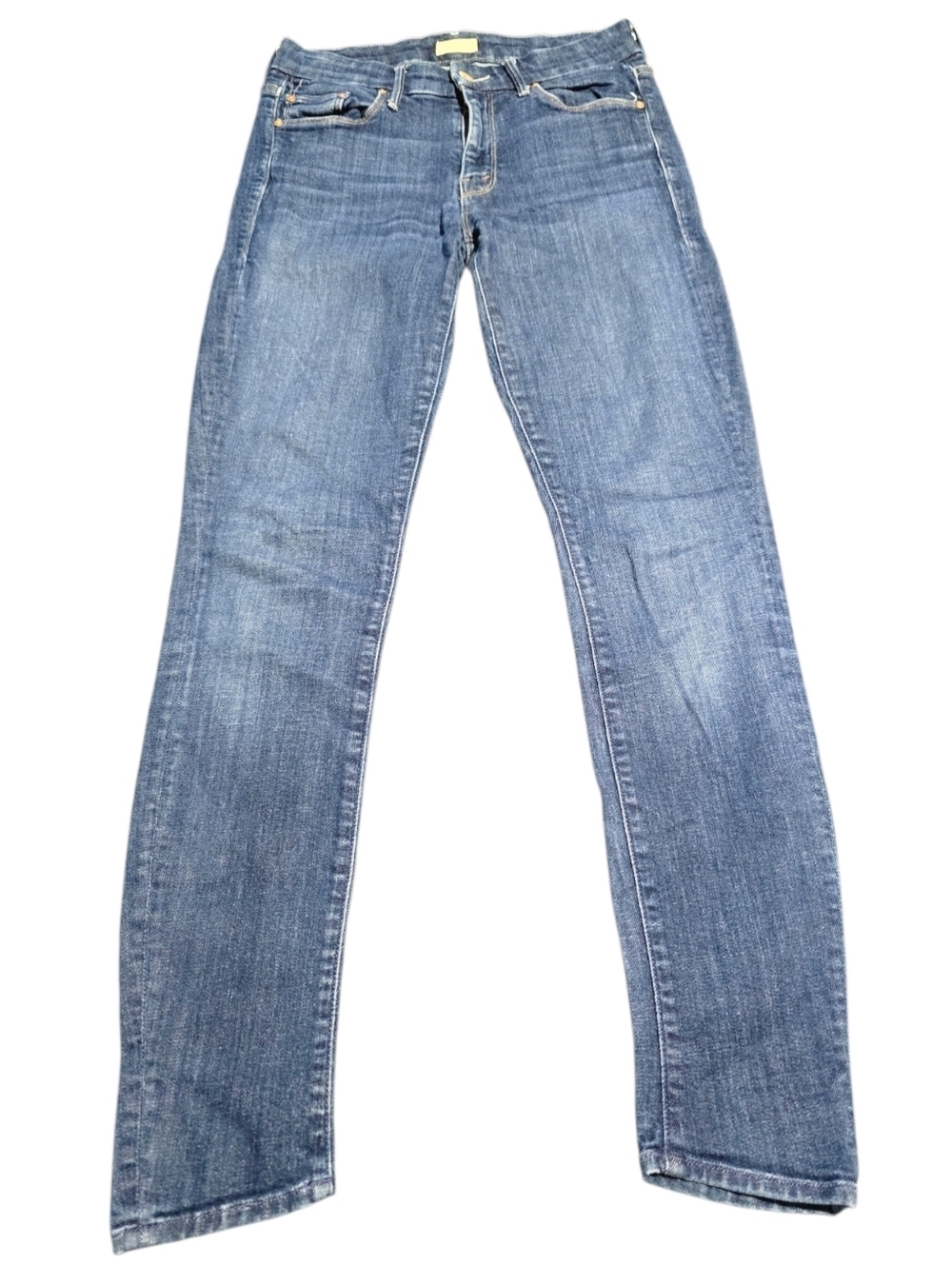 MOTHER The Looker Classic Skinny Ankle Women's Blue Denim Jeans Size 26